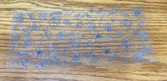 Flower outlines