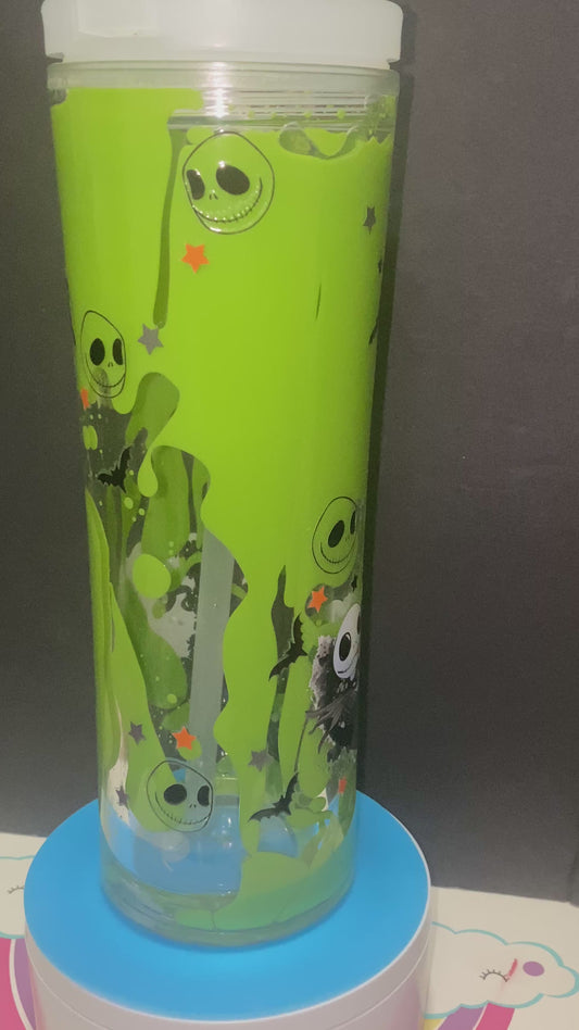 25 oz sports bottle pre made lava drip